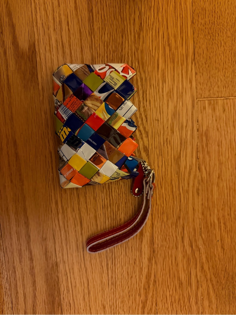 Handwoven Multicolor Wristlet Pouch - Eco Chic Carry